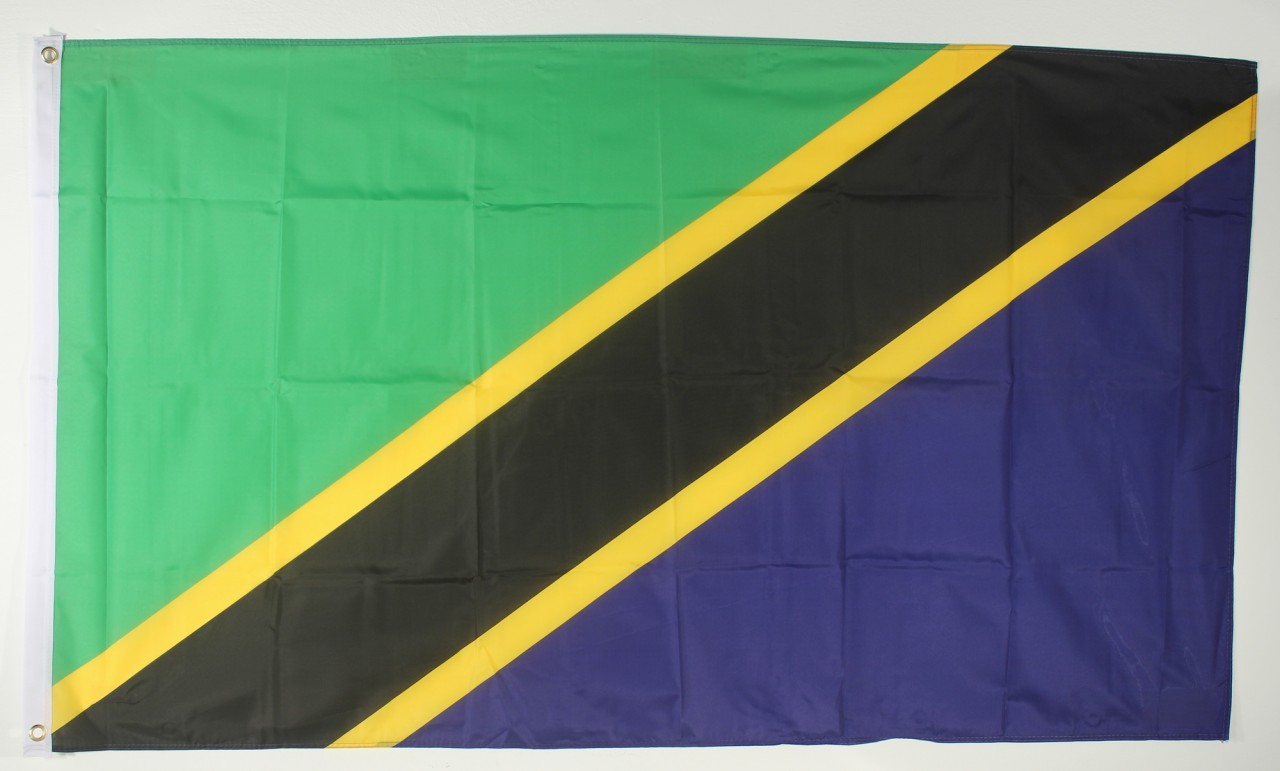 Flagge Fahne Tansania 90X60 Cm - Kaufen Bei Buddel-Bini pour Flagge Von Tansania