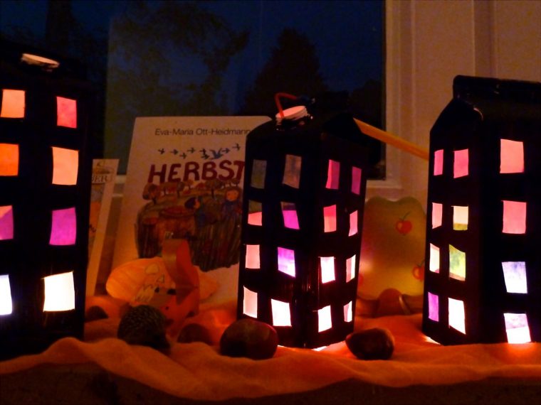 Frische Brise: Laternen Aus Tetrapaks dedans Laternen Zum Selber Basteln Frische Brise: Laternen Aus Tetrapaks dedans Laternen Zum Selber Basteln