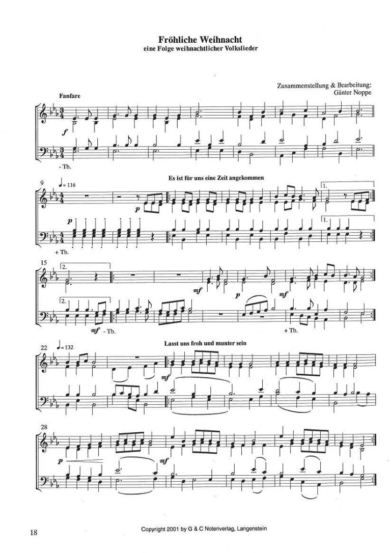 Fröhliche Weihnacht Überall - G&amp;C Notenverlag serapportantà Text Fröhliche Weihnacht Überall