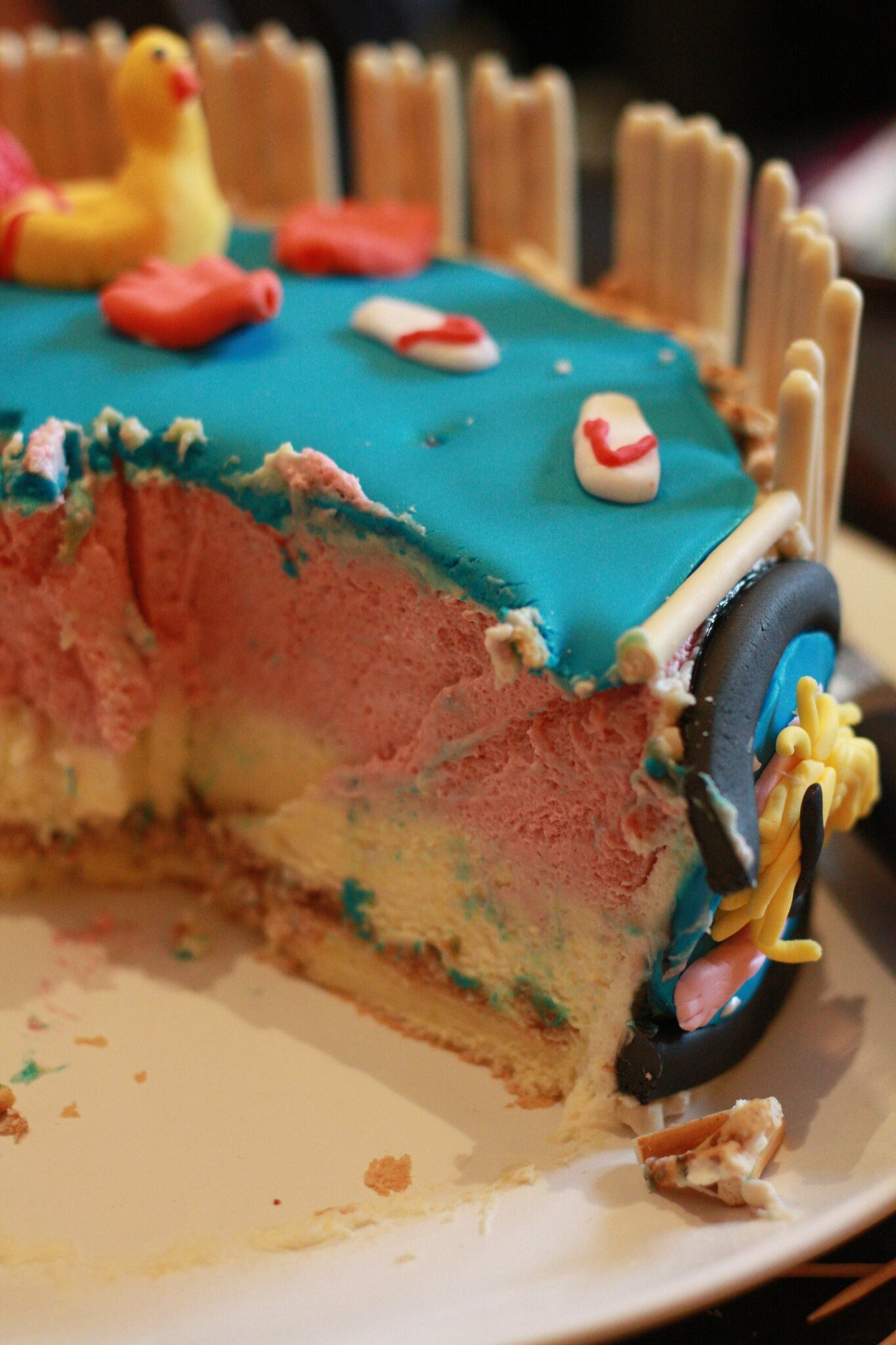 - Gâteau D'Anniversaire Piscine - - Si J'Y Arrive tout Gateau D Anniversaire