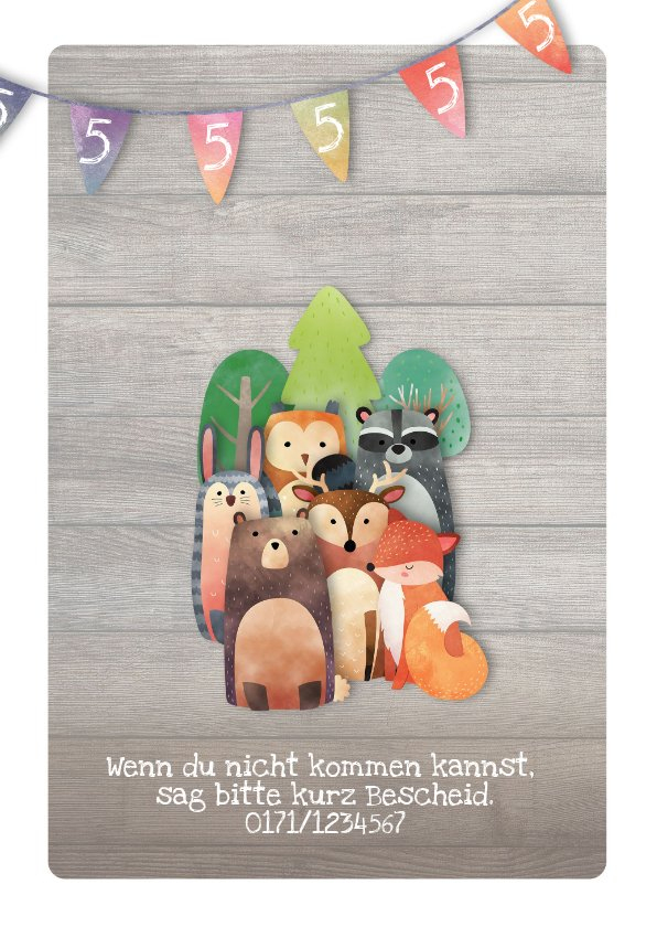 Geburtstagseinladung Für Kinder Waldgeburtstag | Kaartje2Go tout Geburtstagseinladung Für Kinder