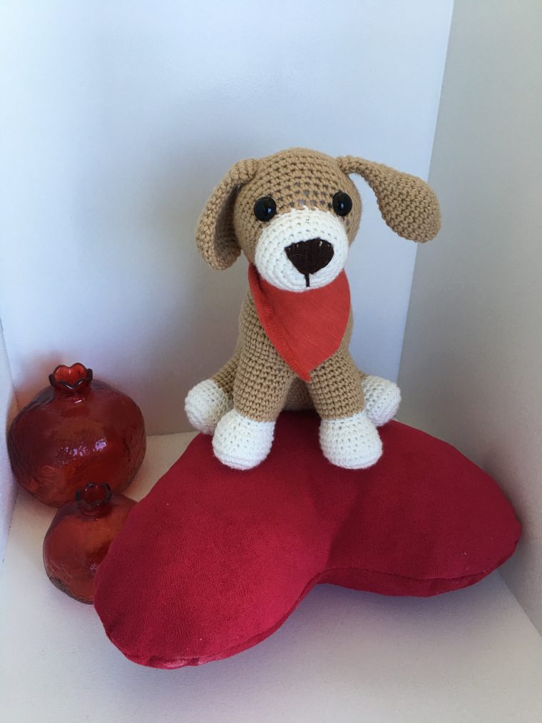 Gehäkelte Welpen Beagle Hund Amigurumi Hund Stoffte Tier concernant Luftballon Modellieren Hund
