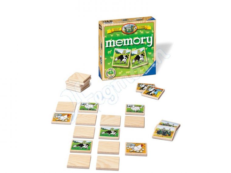 Holz Memory® Auf Dem L Serie: Lustige Kinderspiele, Inhalt avec Kinderspiele Memory