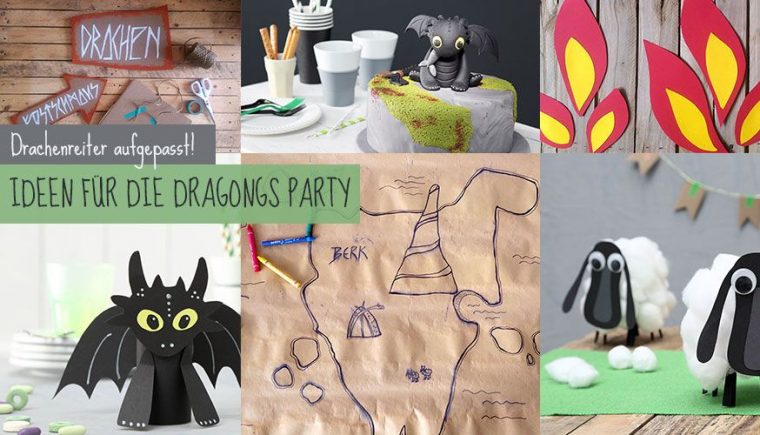 Ideen Für Die Drachenzähmen Leicht Gemacht Party avec Drachen Basteln Kindergeburtstag