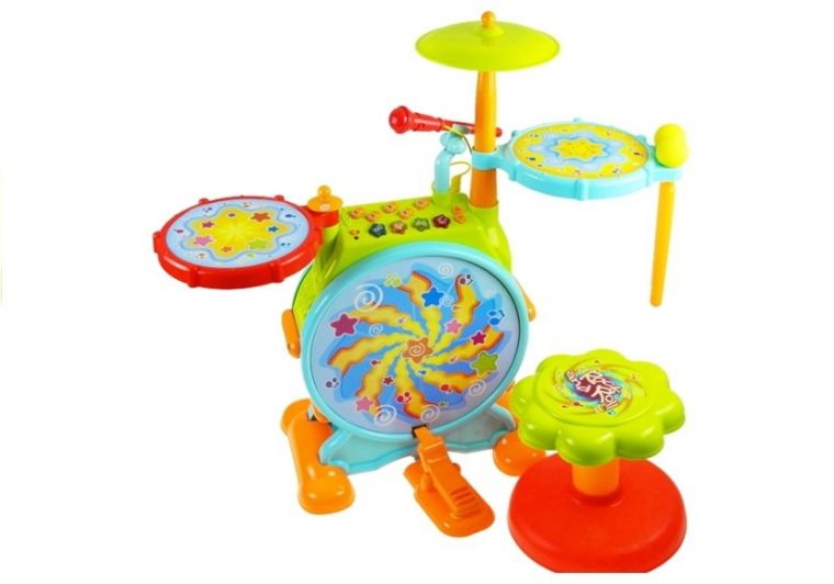 Interaktives Schlagzeug Set Für Kinder Musikinstrument Für serapportantà Kinder Musikinstrument