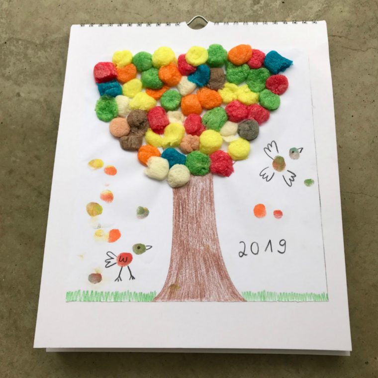 Kalender Basteln Mit Kleinkindern | Schatzenkind.de avec Kleinkinder Basteln