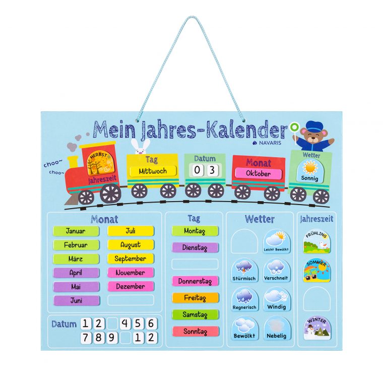 Kalender Tafel Für Kinder Lerntafel Jahreszeiten Uhr pour Kalender Grundschule