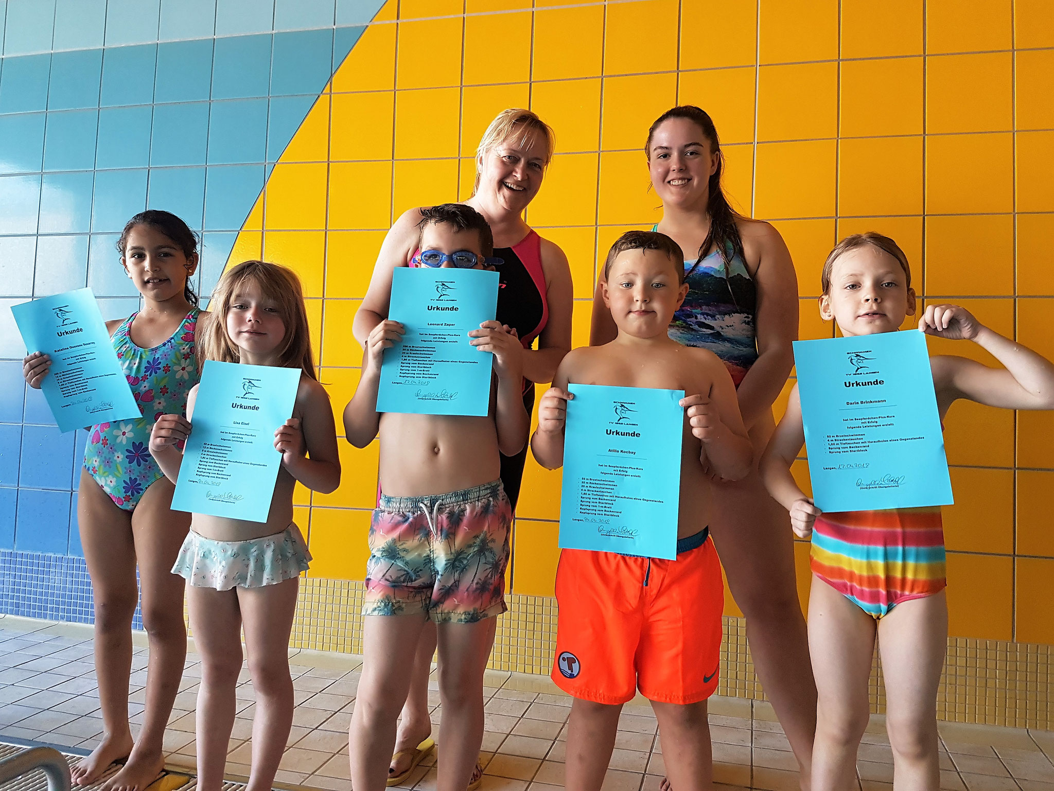 Kinder-Schwimmkurs (Seepferdchen Plus) - Tv 1862 Langen serapportantà Seepferdchen Kinder