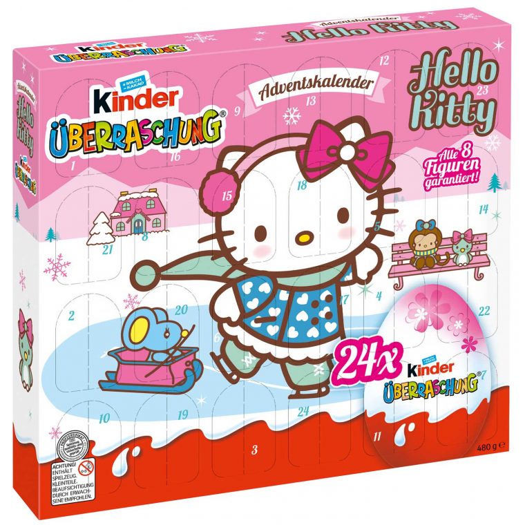 Kinder Überraschung Adventskalender "Hello Kitty" | Online intérieur Adventskalender Kinder