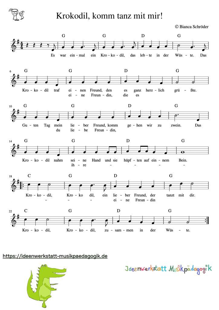 Kreisspiel Und Lied: Das Krokodil In Der Wüste | Lied avec Frühlingslied Kindergarten Kreisspiel Und Lied: Das Krokodil In Der Wüste | Lied avec Frühlingslied Kindergarten