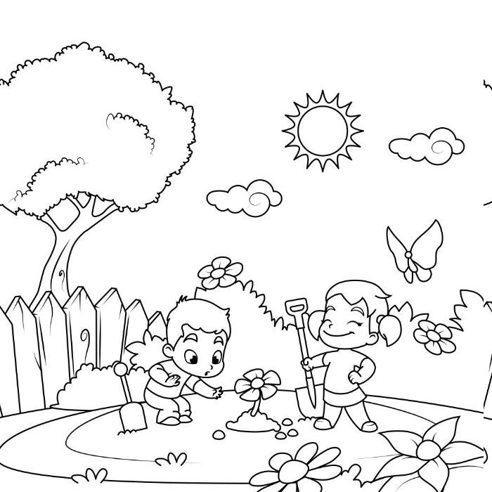 Le Coloriage De Printemps À Imprimer – Une Activité Pour encequiconcerne Coloriage De Printemps