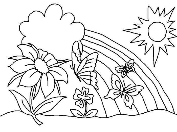 Le Coloriage De Printemps À Imprimer – Une Activité Pour pour Coloriage De Printemps