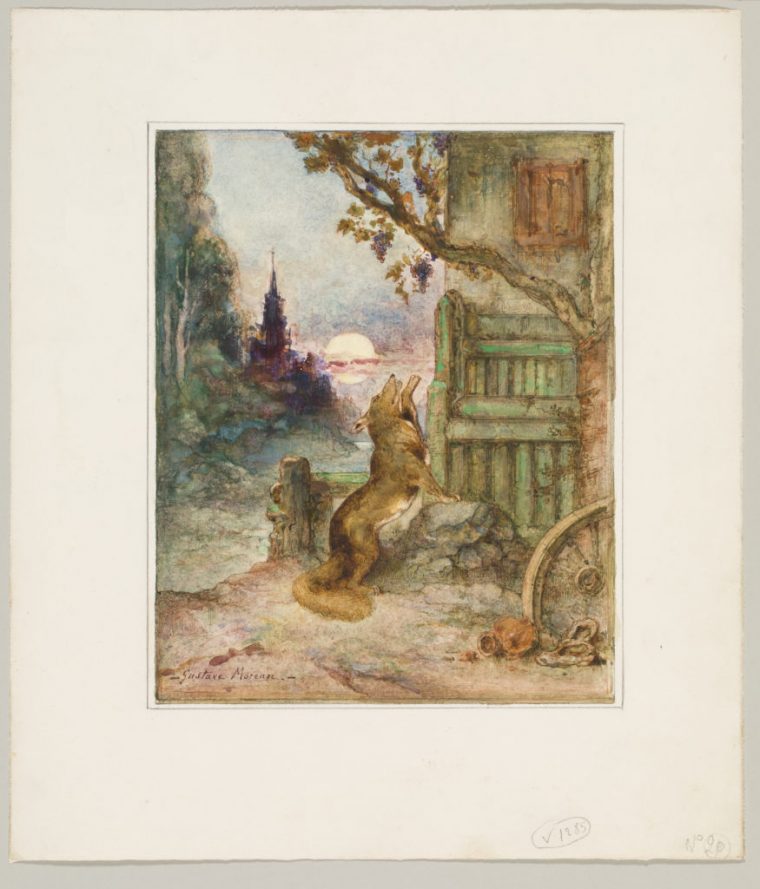 Les Fables De La Fontaine Illustrées Par Gustave Moreau serapportantà Fables De La Fontaine