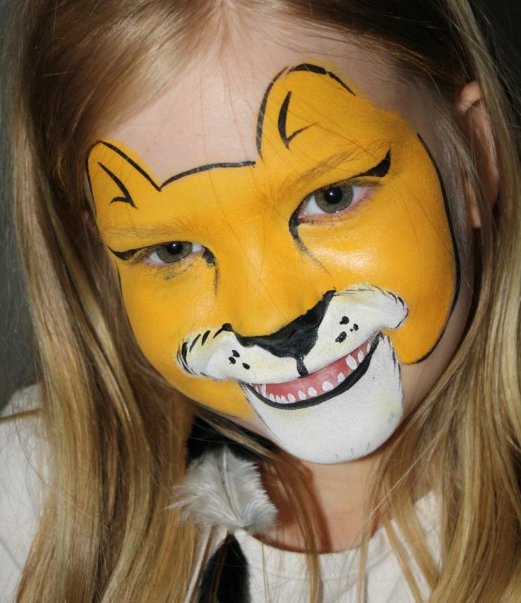 Löwe Schminken – Ideen Für Ein Löwengesicht Für Kinder Und serapportantà Schminkvorlagen Kinder