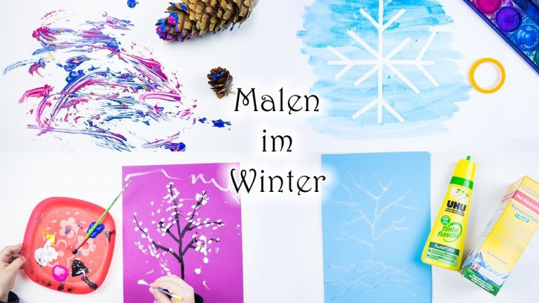 Malen Mit Kindern: 6 Ideen Zum Malen Im Winter concernant Malen Mit Kleinkindern Ideen