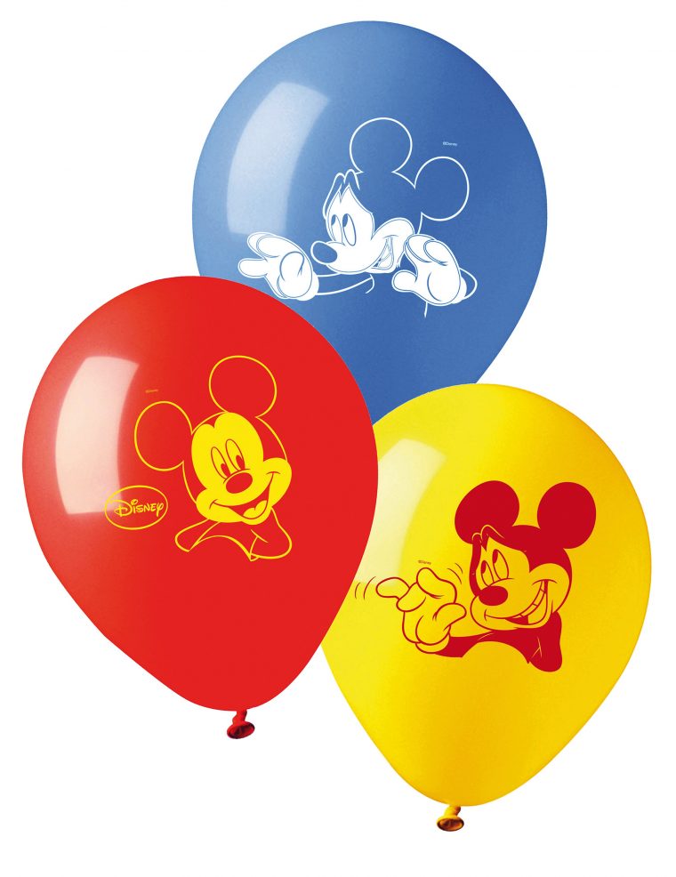 Mickey™-Luftballons Kindergeburtstag 10 Stück Bunt 28Cm destiné Luftballon Material