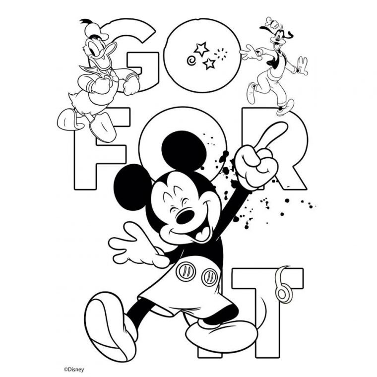 Micky Maus – Puzzle 2-Seitig Zum Ausmalen (24 Teile) pour Puzzle Zum Ausmalen