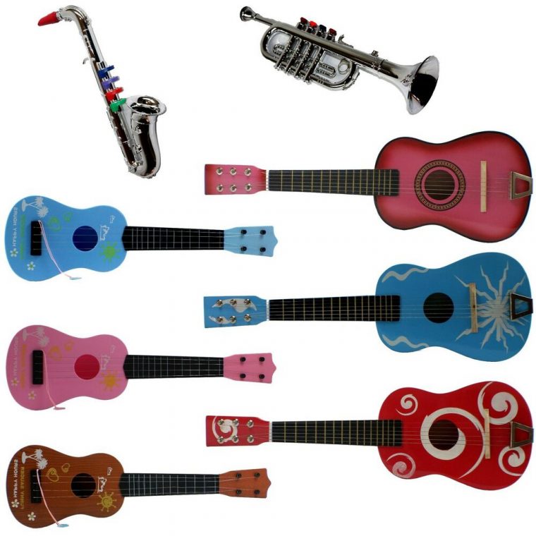 Musikinstrument Für Kinder Gitarre Ukulele Trompete encequiconcerne Kinder Musikinstrument