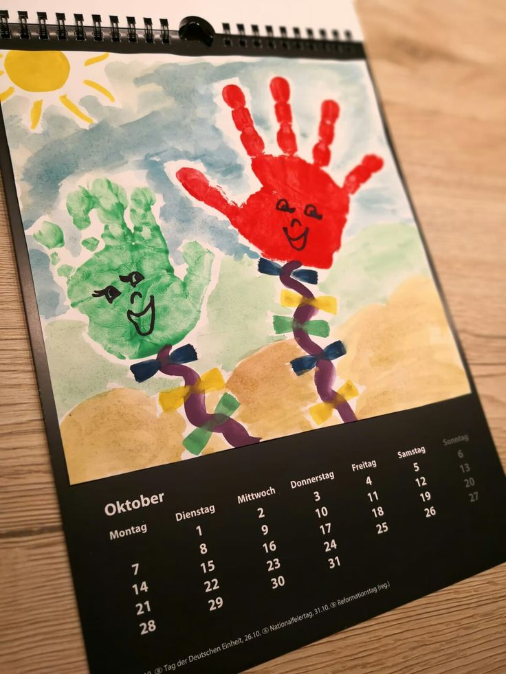 Oktober Diy Jahreskalender | Kinder Basteln Kalender serapportantà Jahreskalender Selber Machen