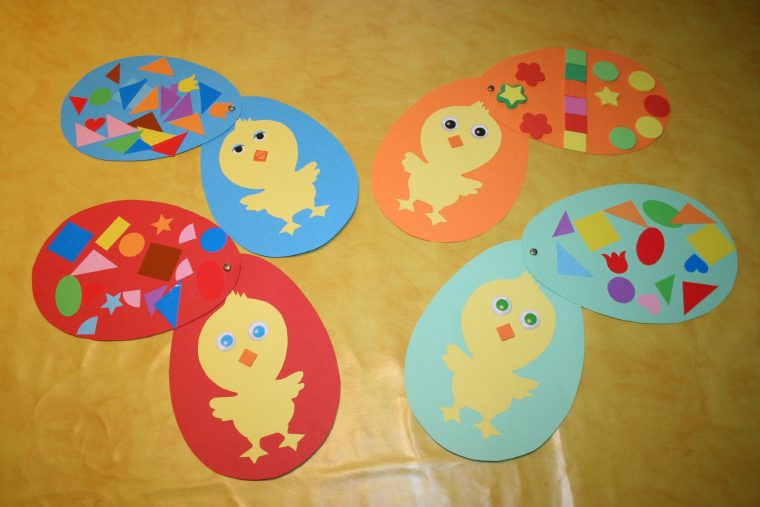 Paniers De Pâques En Forme De Poule – Les Lutins Créatifs pour Bricolage Enfant 2 Ans
