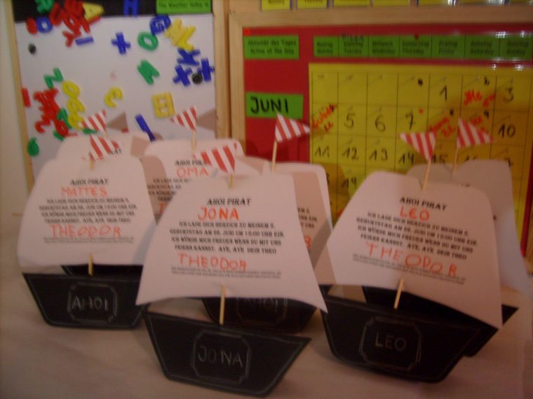 Pin Auf Joni à Piraten Basteln Kindergeburtstag