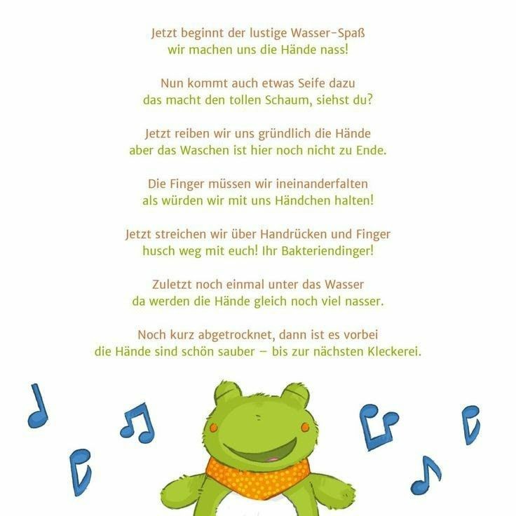 Pin Von Babett H Auf Kita /Vorschule | Frosch, Lustige pour Gedichte Für Kinder