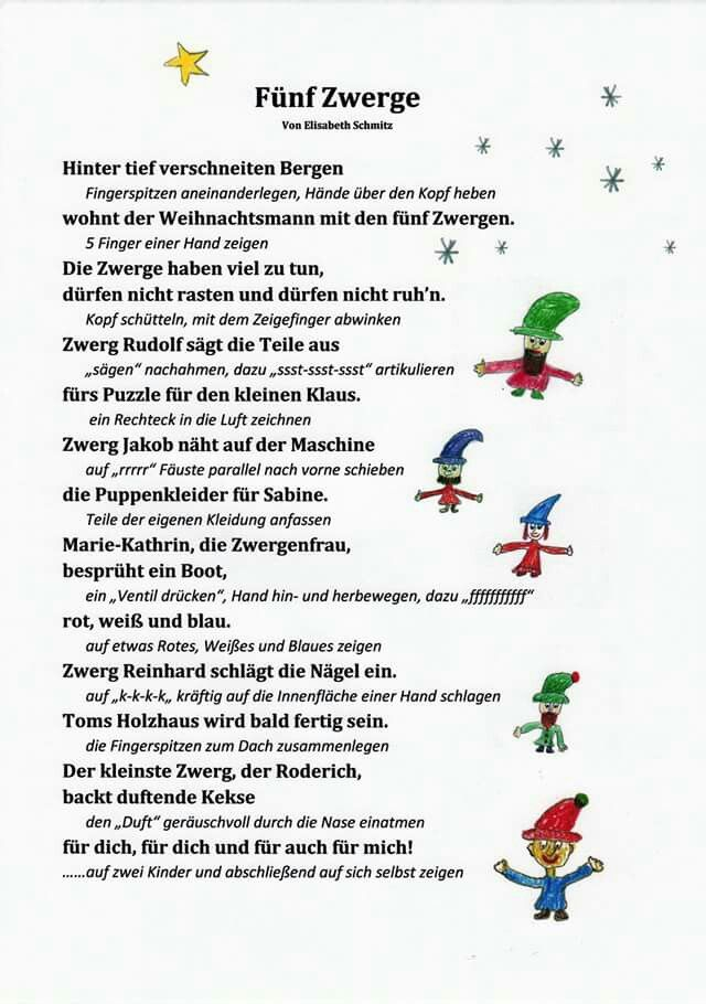 Pin Von Daniela Lübkemann-Mancev Auf Zitate | Fingerspiel pour Kinderlieder Für Den Kindergarten