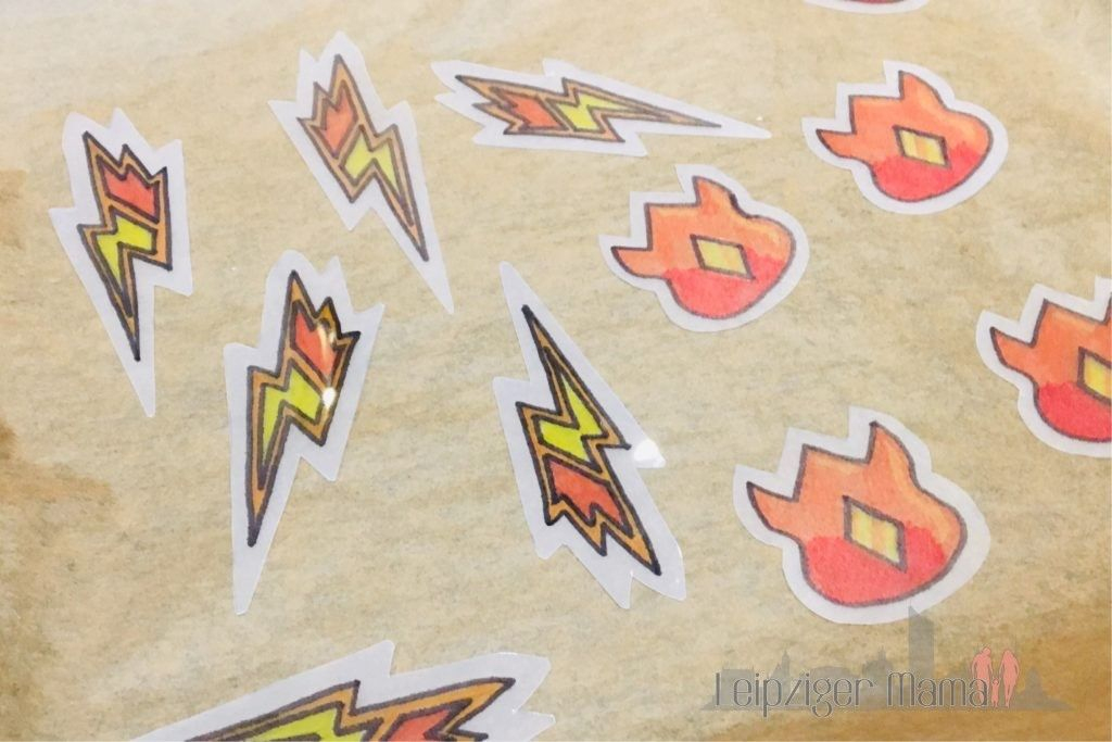 Pokemon-Geburtstagsparty #3: Ordenbox Samt Orden intérieur Orden Basteln Anleitung