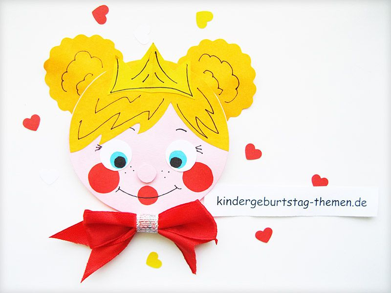 Prinzessin Basteln: Anleitung Für Die Kinder In 2021 destiné