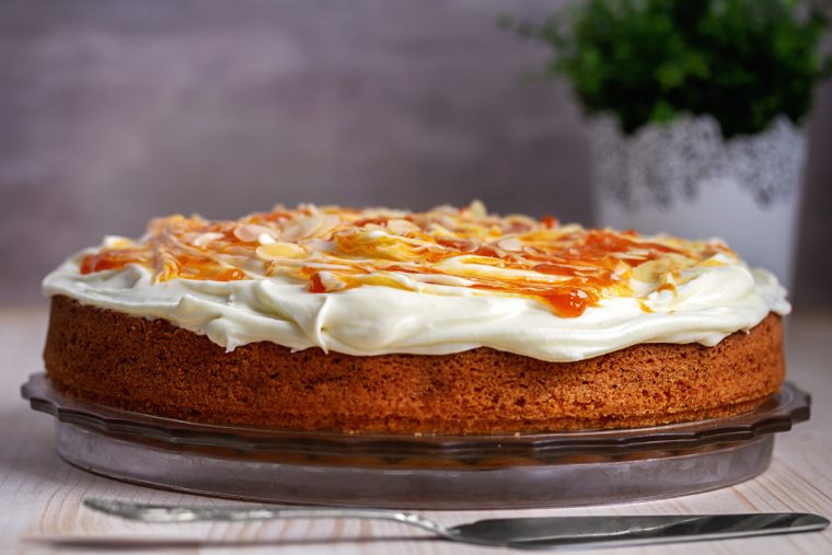 Rezept: Karottenkuchen Mit Zentis 75% Frucht Und Frischkäse pour Unterschied Obst Frucht