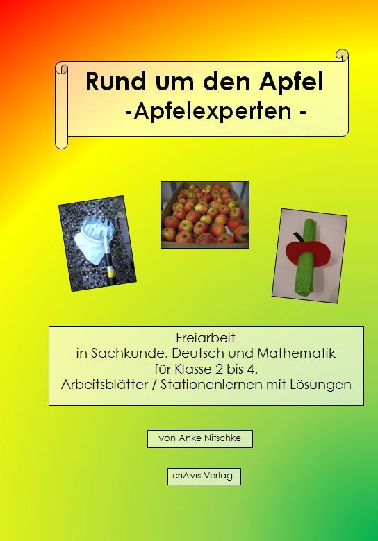 Rund Um Den Apfel – Apfelexperten- Buch Grundschule à Apfelmännchen Basteln Herbst