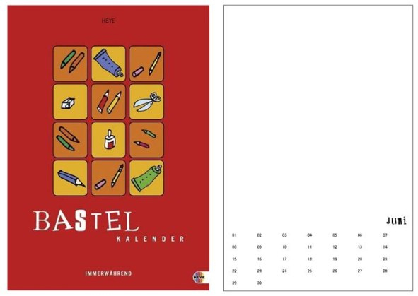 Selbst Bastel Kalender – Bürozubehör avec Kalender 2015 Zum Selbstgestalten