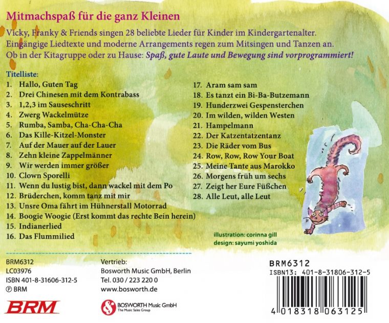 Sing Mit Uns! 28 Beliebte Sing- Und Tanzlieder Für Junge avec 10 Kleine Zappelmänner Text