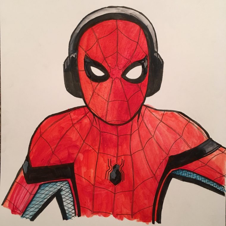 Spider Man Homecoming Drawing At Paintingvalley serapportantà Dessin Animé Spiderman