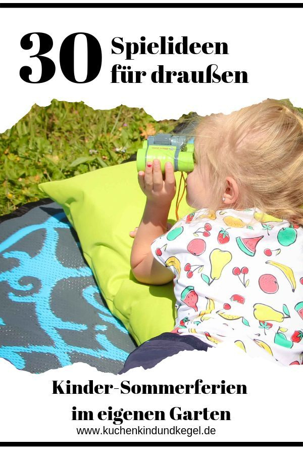 Spielideen Für Draußen – 30 Ideen Für Den Urlaub Im Garten serapportantà Spielideen Kindergeburtstag