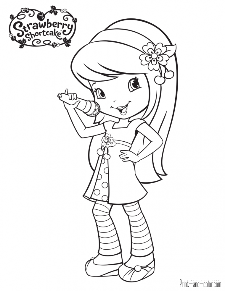 strawberry shortcake coloring pages strawberry shortcake coloring pages