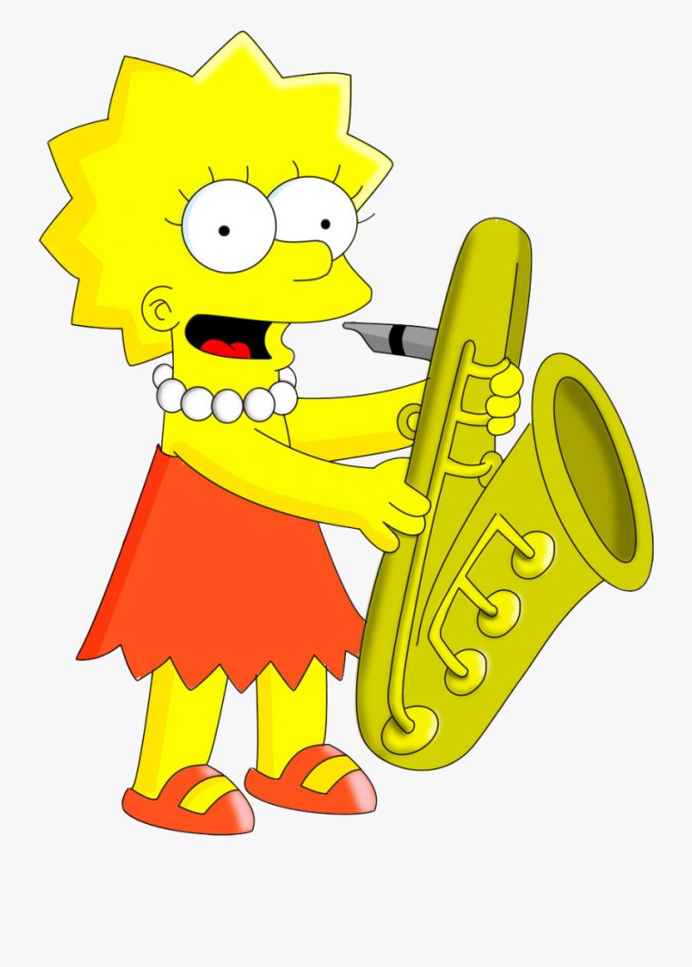 Transparent Kagan Structures Clipart – Lisa Sax Simpsons concernant Saxophone Lisa Simpson