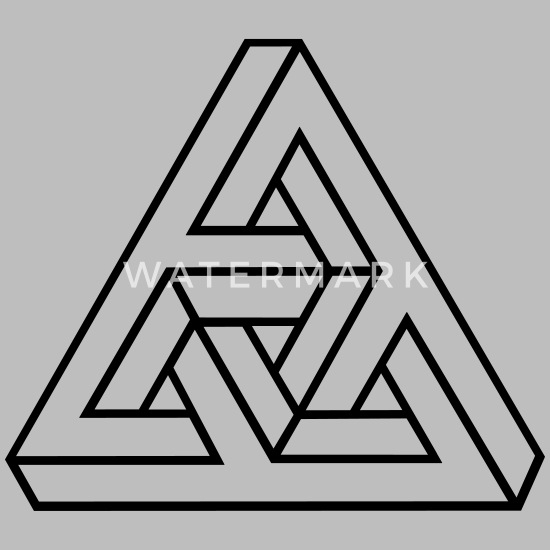 Unmögliches Dreieck, Optische Illusion, Escher Männer tout Optische Täuschung Dreieck