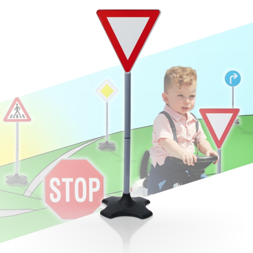Verkehrsschilder Set 5-Teilig Kinder Verkehrszeichen tout Strassenschilder Kinder