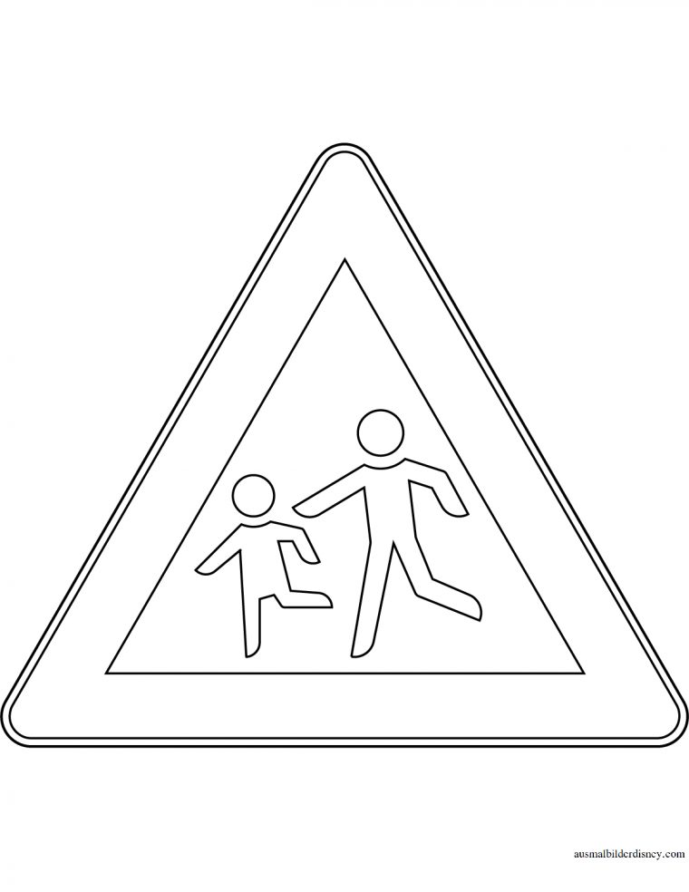 Verkehrszeichen Für Kinder Zum Anmalen – Verkehrszeichen intérieur Verkehrszeichen Für Kinder
