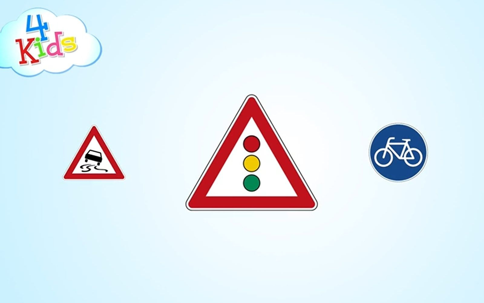 Verkehrszeichen Und Schilder Im Straßenverkehr Lernen Für dedans Verkehrszeichen Für Kinder