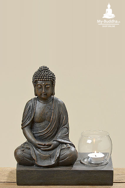 Windlicht-Buddha – 25 Cm | My-Buddha.ch By Akasha Gmbh pour Was Bedeutet Buddha