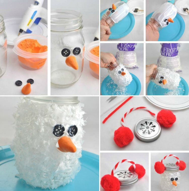 Winter Basteln Kindern Anleitung Schneemänner Selber serapportantà Bastelangebote Für Krippenkinder