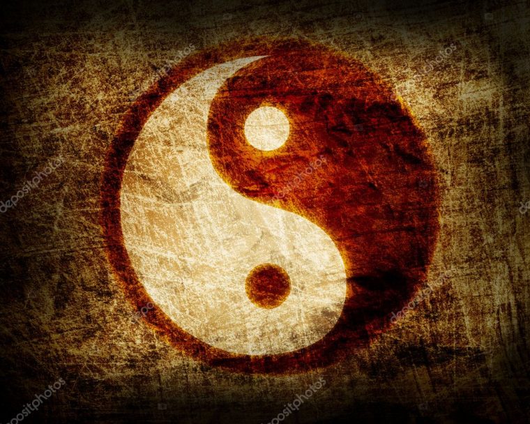 Yin Und Yang Leuchtendes Symbol – Stockfotografie destiné Yin Und Yang Symbol