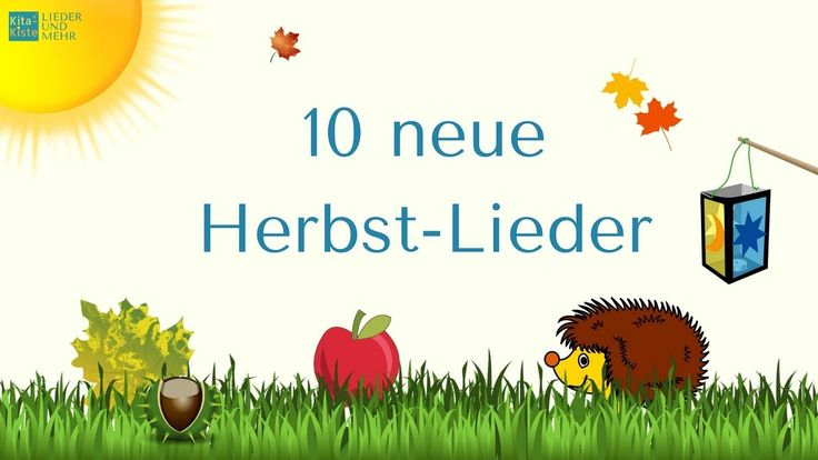 "Zehn Herbstlieder" (Kita-Kiste) | Kindergarten Songs concernant Herbstlieder Krippe