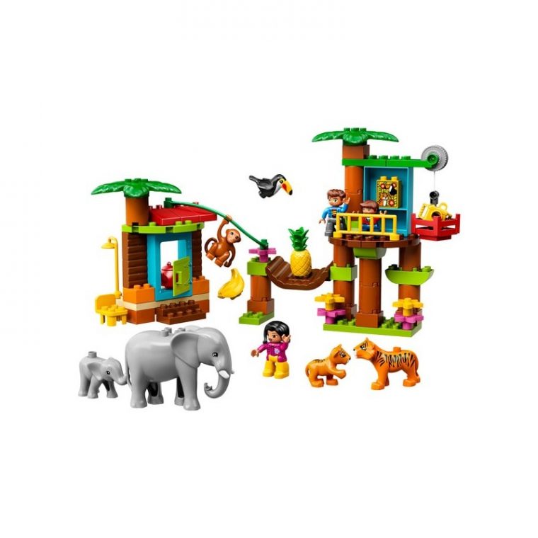 10906 – Lego Duplo L'Île Tropicale dedans Tchoupi L Aventure Au Jungle