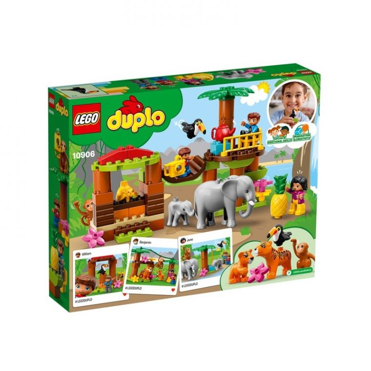 10906 – Lego Duplo L'Île Tropicale dedans Tchoupi L Aventure Au Jungle