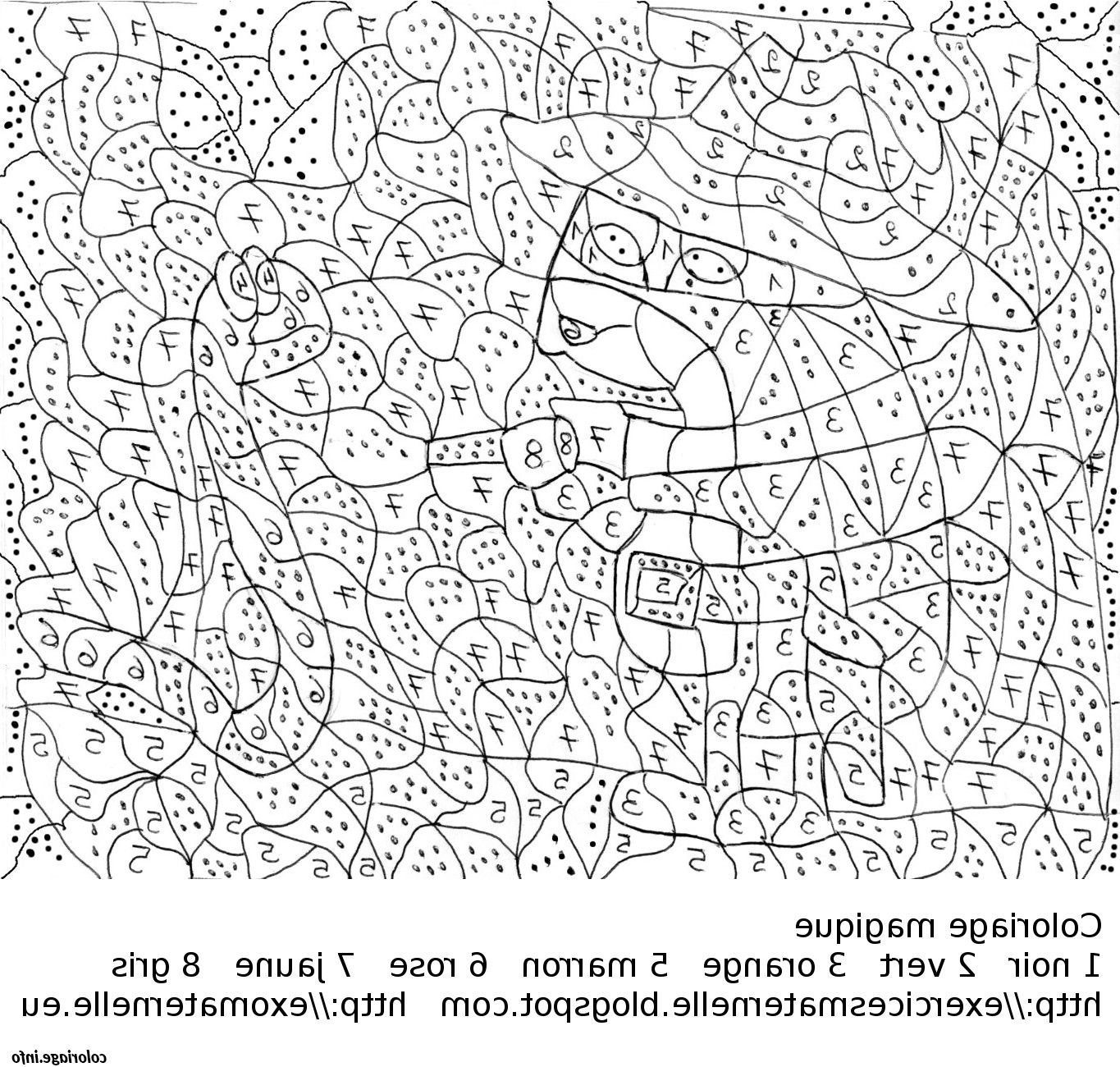 12 Inspirant De Coloriage Magique Gratuit À Imprimer avec Coloriage Pour Ce1 Addition A Imprimer