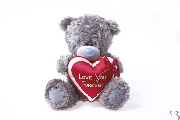 12" Me To You Holding A Love You Forever Heart – Tatty dedans Nounours Love You