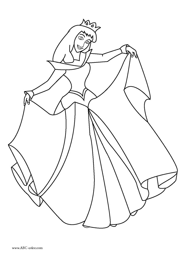 142 Dessins De Coloriage Princesse À Imprimer Sur dedans Princesse Image Coloriage